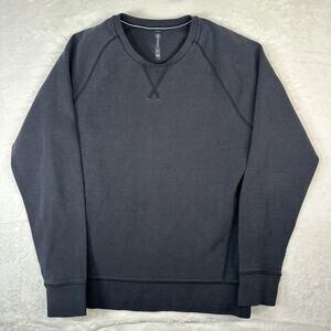Ten Thousand Sweatshirt Men's Size M Black Recover Crewneck Stretch Athletic